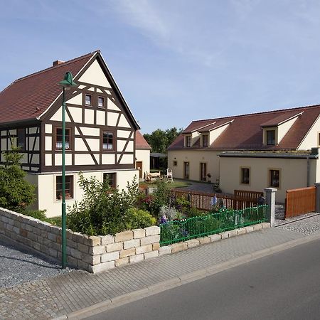Pension Alte Schmiede Zabeltitz エクステリア 写真