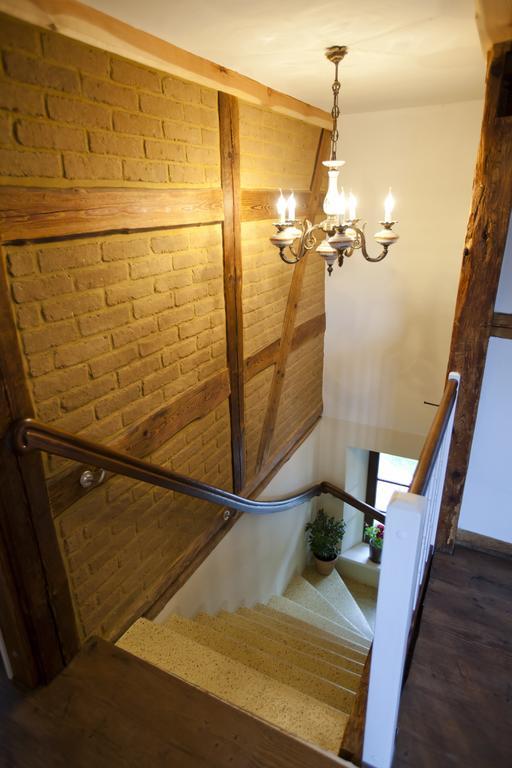 Pension Alte Schmiede Zabeltitz エクステリア 写真