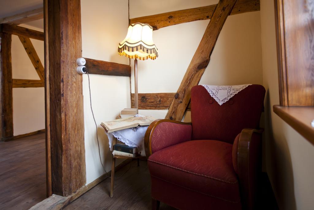 Pension Alte Schmiede Zabeltitz エクステリア 写真